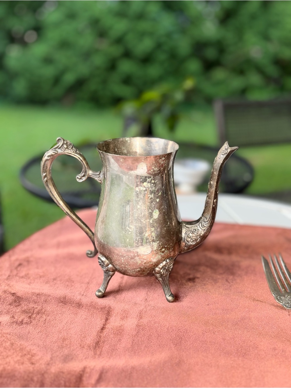 Teapot Vintage Silver
